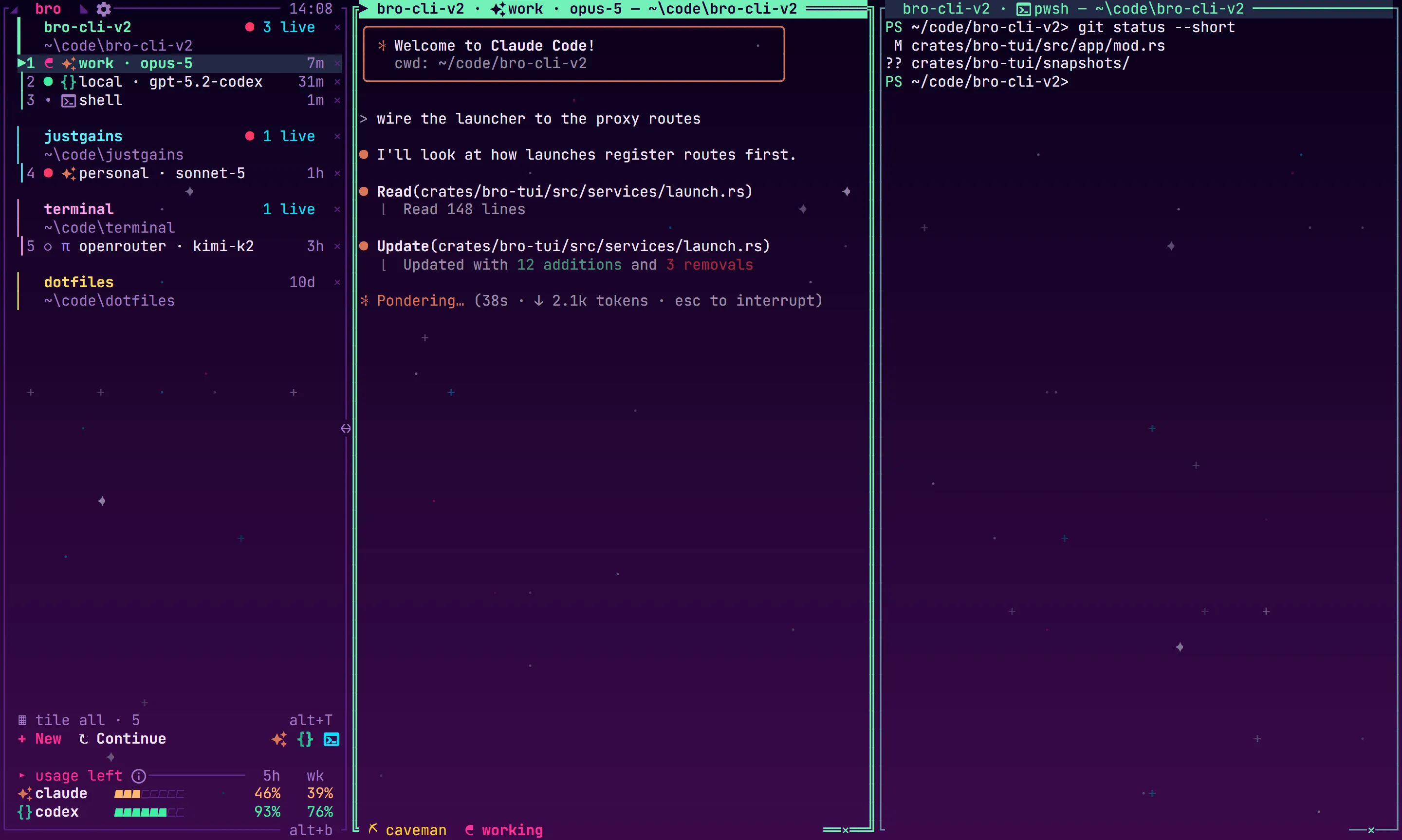 bro in the outrun theme